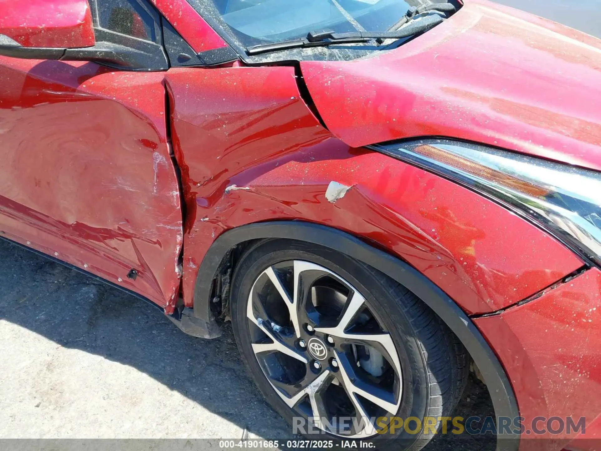 6 fotografías del automóvil dañado NMTKHMBX5MR124429 TOYOTA C-HR 2021
