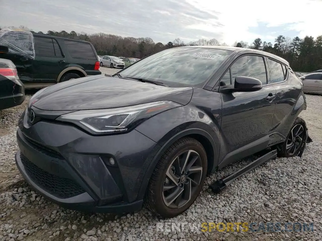 2 fotografías del automóvil dañado NMTKHMBX5MR133924 TOYOTA C-HR 2021