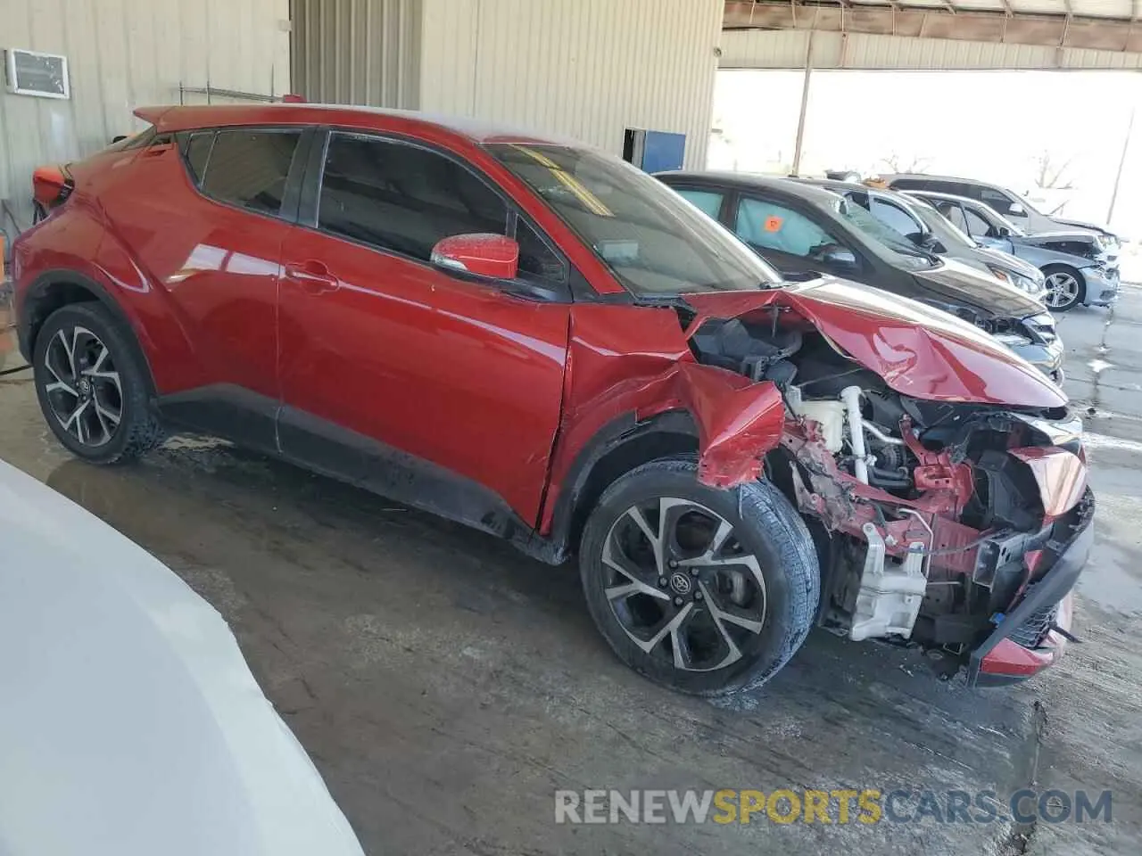 4 fotografías del automóvil dañado NMTKHMBX6MR126917 TOYOTA C-HR 2021