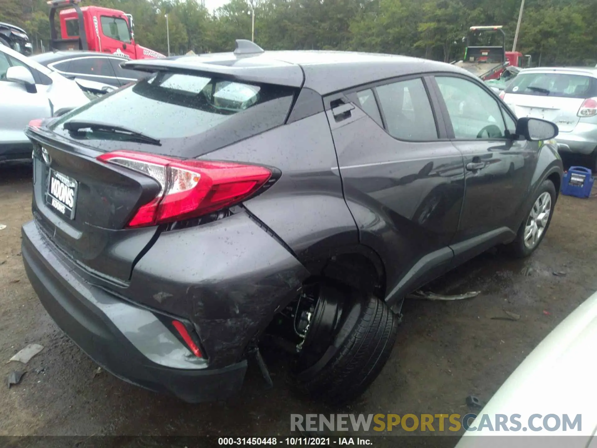 4 fotografías del automóvil dañado NMTKHMBX6MR128893 TOYOTA C-HR 2021