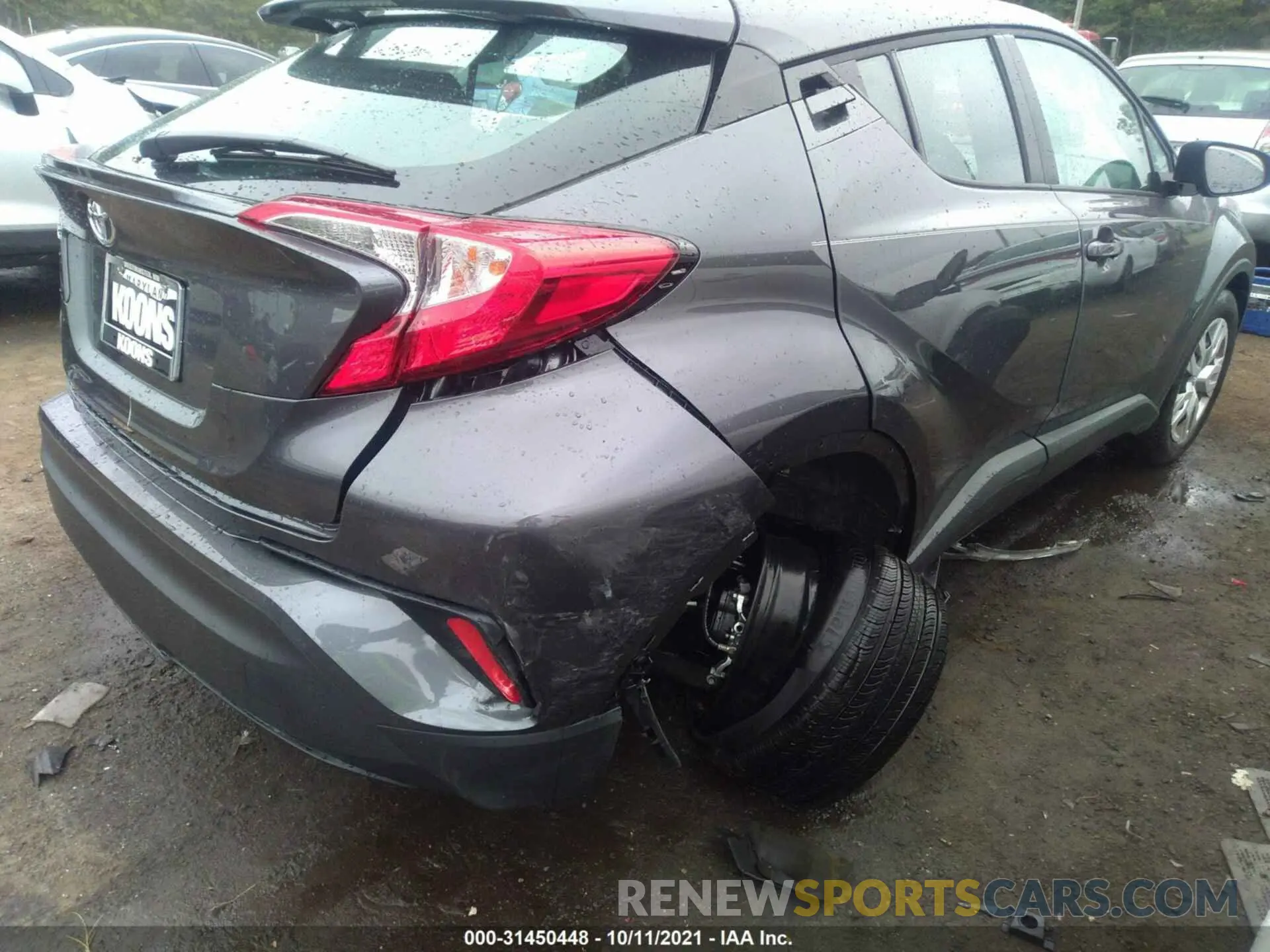 6 fotografías del automóvil dañado NMTKHMBX6MR128893 TOYOTA C-HR 2021