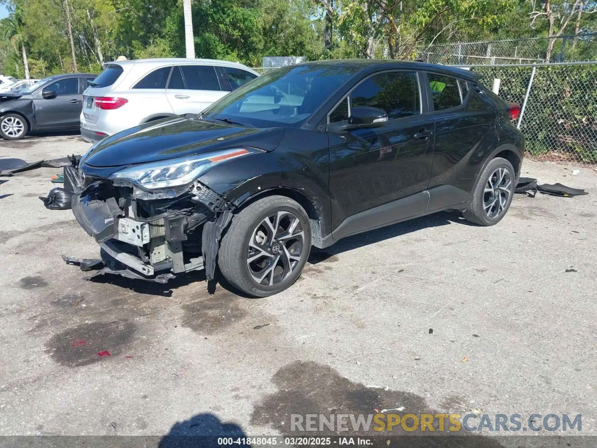 2 fotografías del automóvil dañado NMTKHMBX7MR126165 TOYOTA C-HR 2021