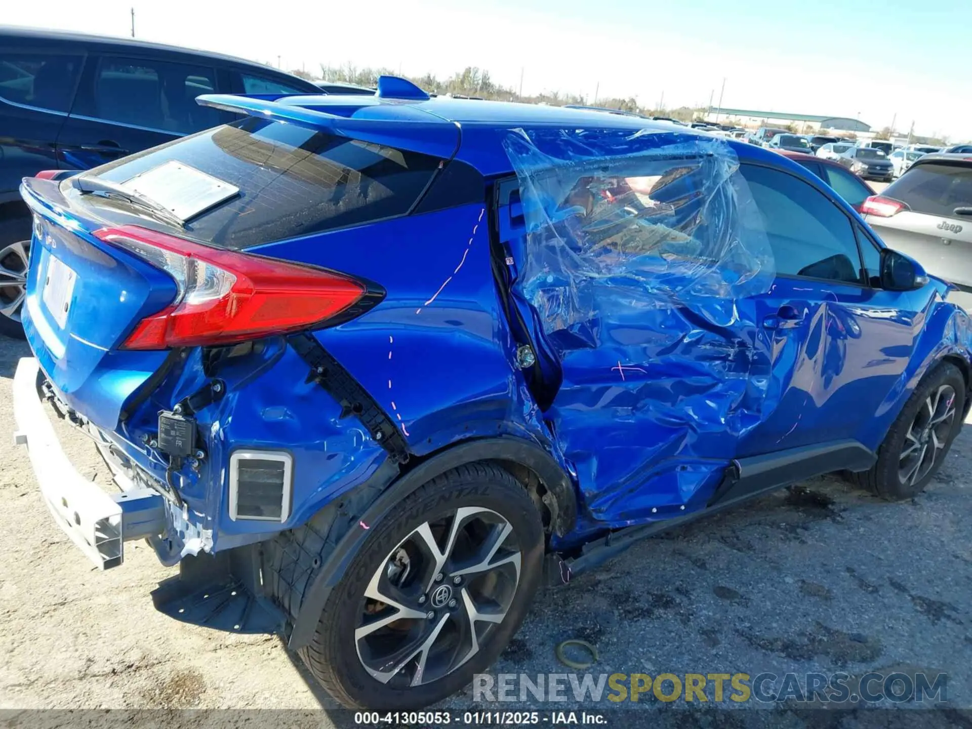 20 fotografías del automóvil dañado NMTKHMBX7MR129129 TOYOTA C-HR 2021