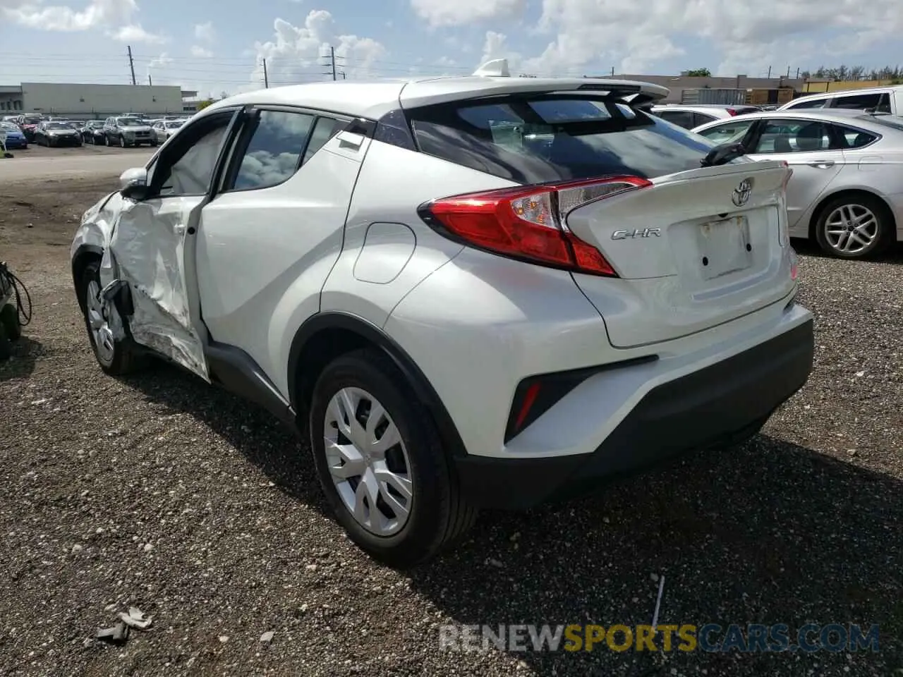 3 fotografías del automóvil dañado NMTKHMBX7MR129146 TOYOTA C-HR 2021