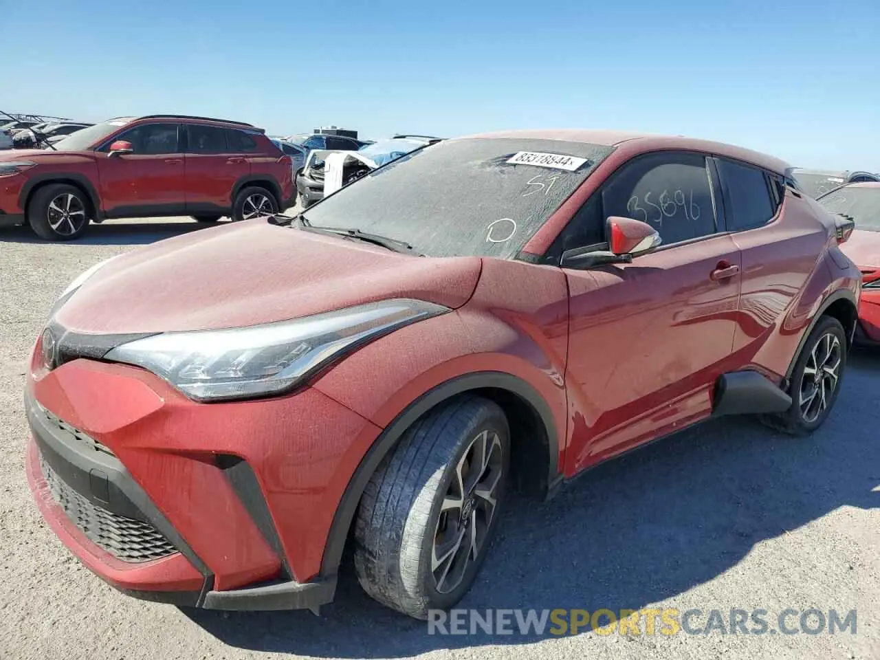1 fotografías del automóvil dañado NMTKHMBX7MR139059 TOYOTA C-HR 2021
