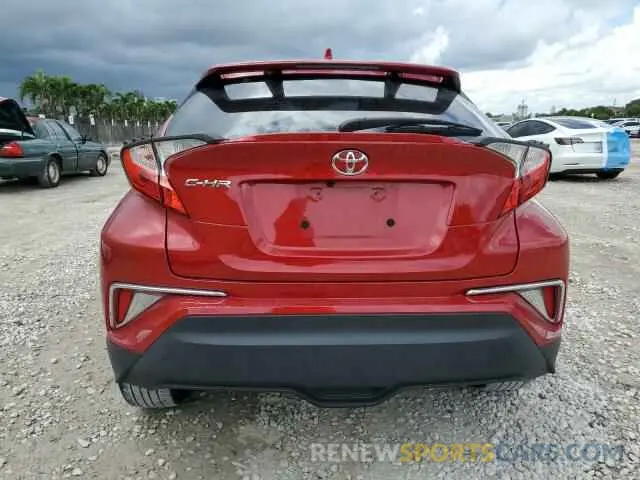 6 fotografías del automóvil dañado NMTKHMBX7MR139059 TOYOTA C-HR 2021