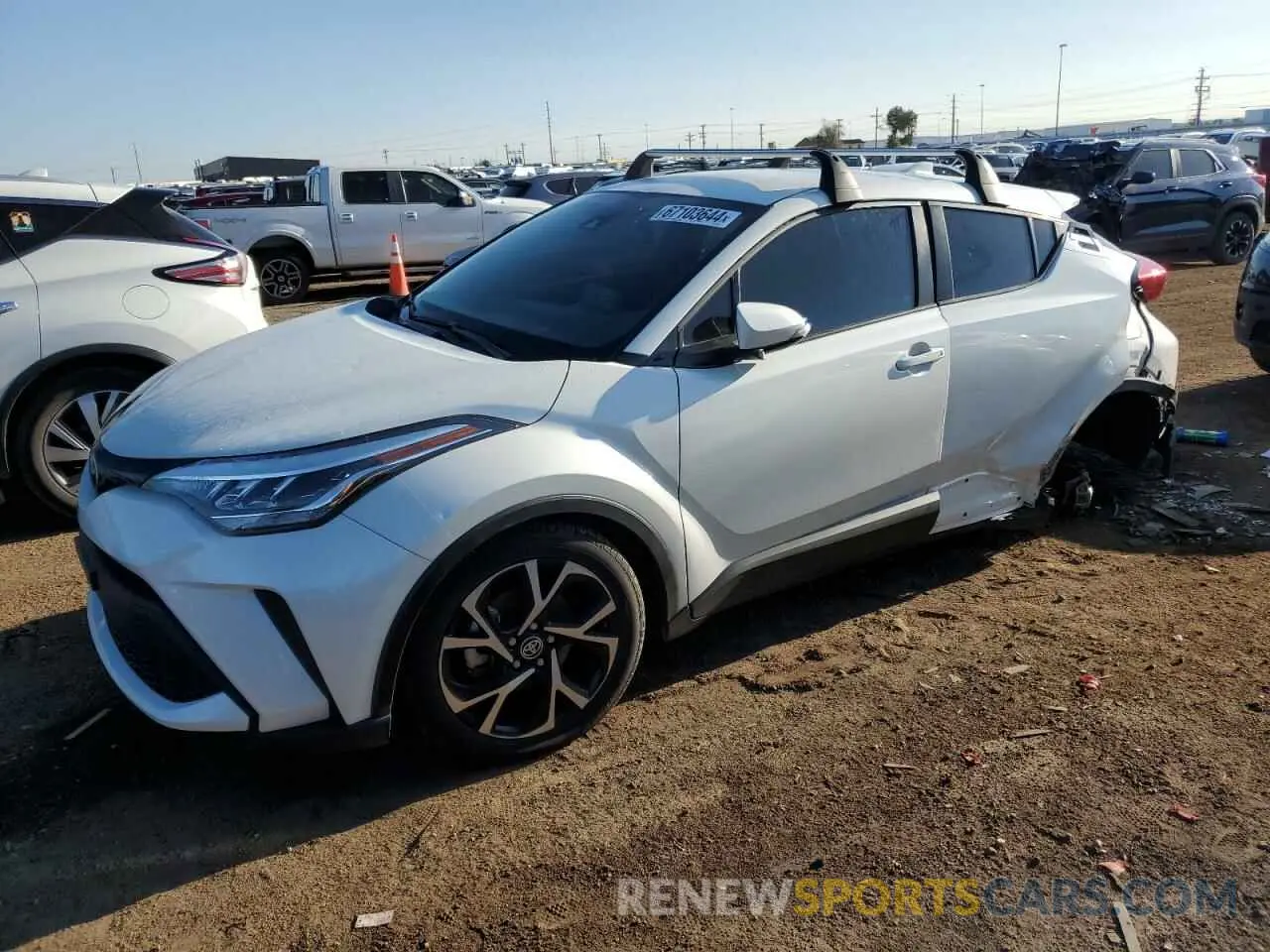 1 fotografías del automóvil dañado NMTKHMBX7MR140163 TOYOTA C-HR 2021