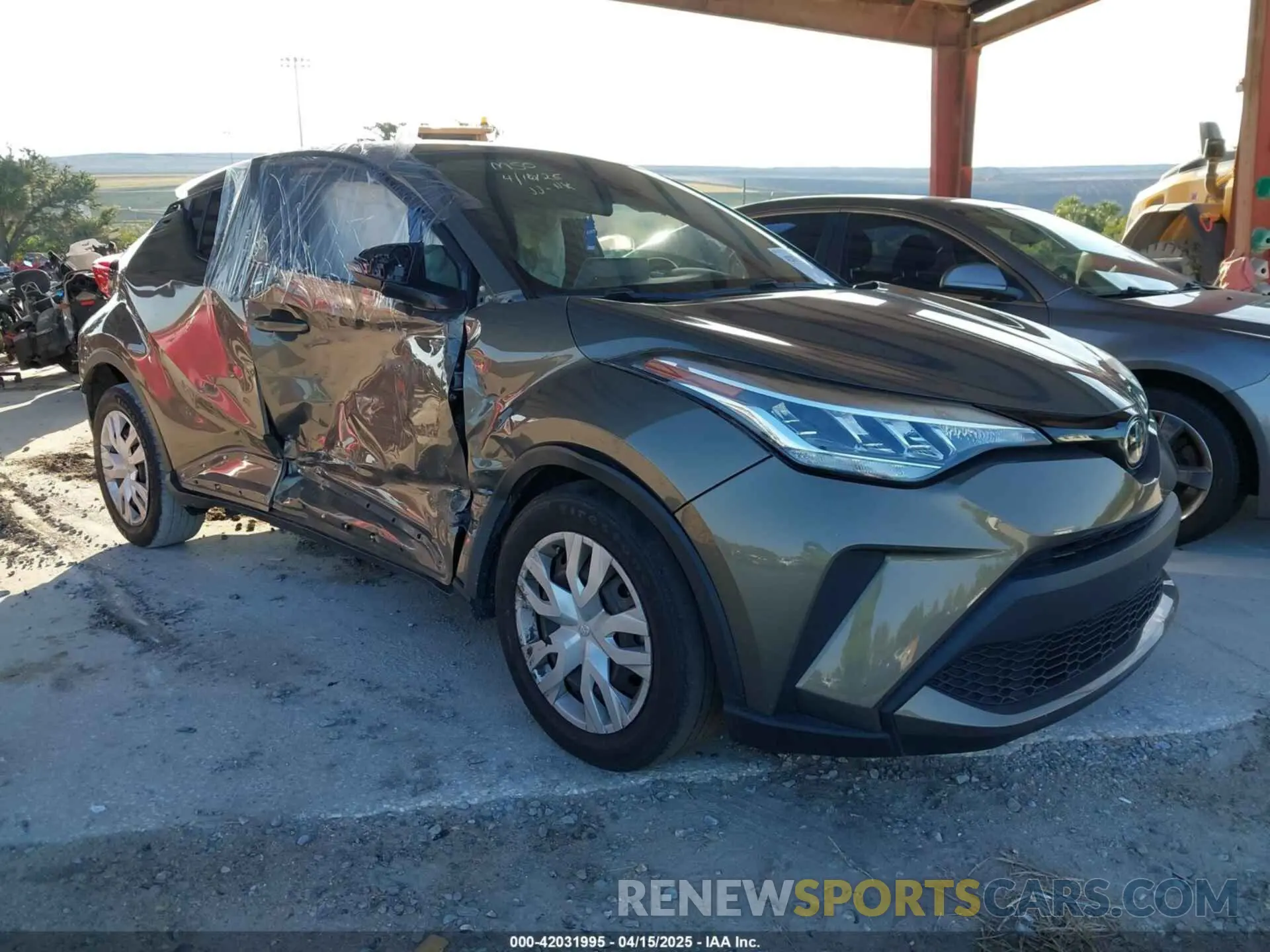 1 fotografías del automóvil dañado NMTKHMBX8MR126756 TOYOTA C-HR 2021