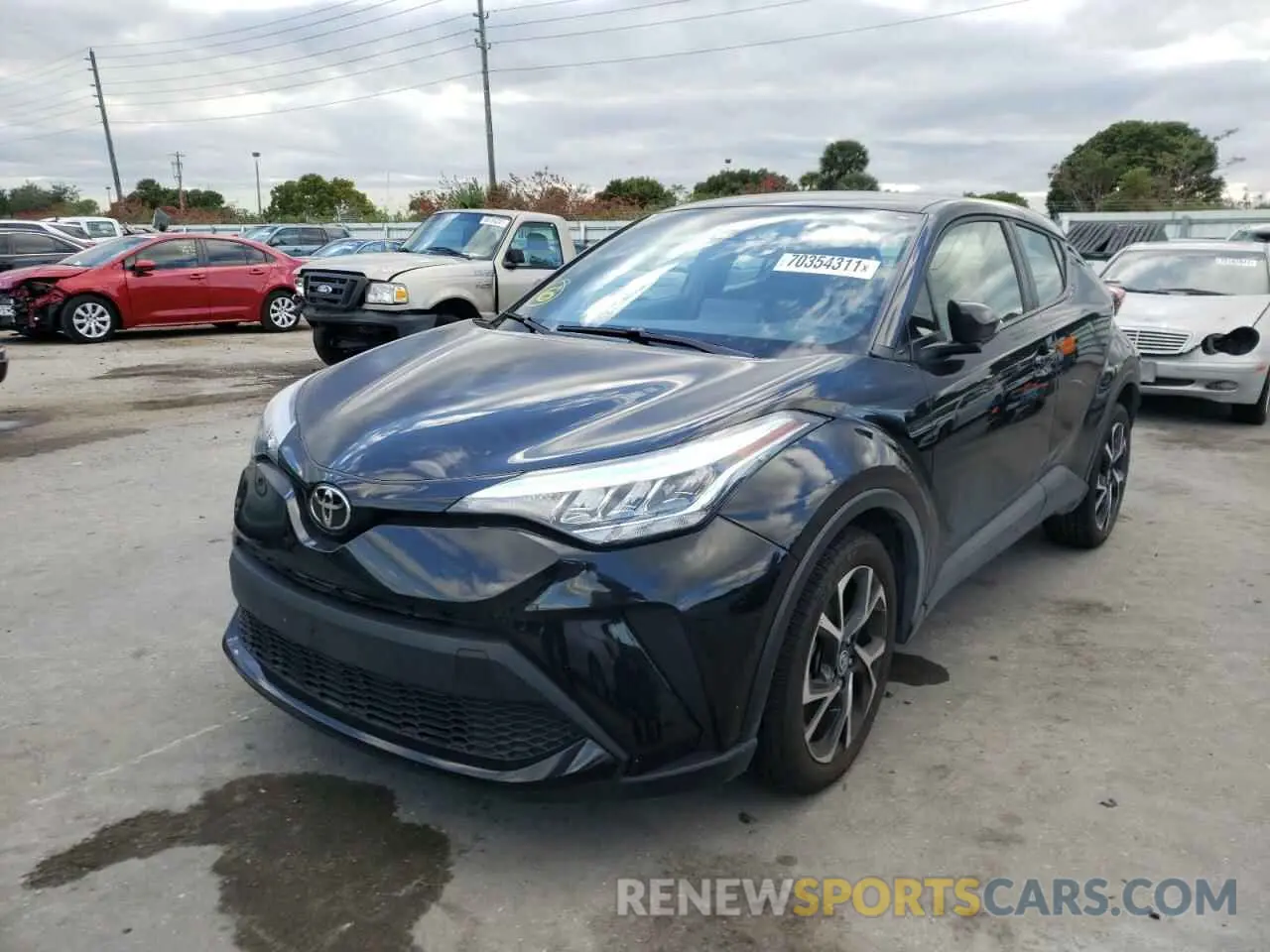2 fotografías del automóvil dañado NMTKHMBX9MR122103 TOYOTA C-HR 2021