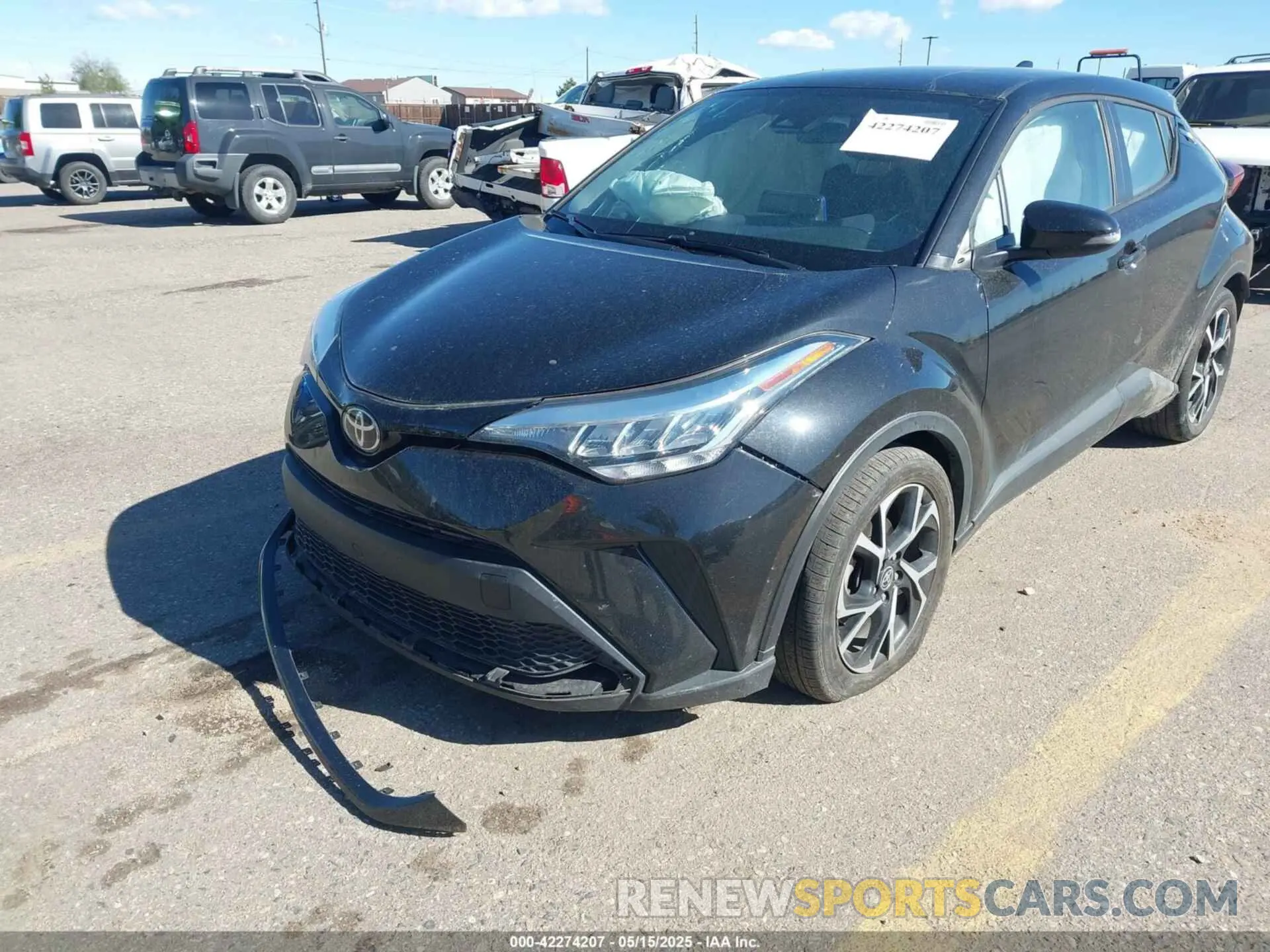 6 fotografías del automóvil dañado NMTKHMBX9MR134011 TOYOTA C-HR 2021