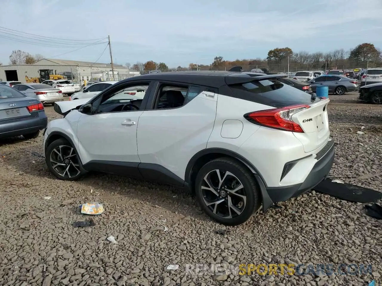2 fotografías del automóvil dañado NMTKHMBXXMR119341 TOYOTA C-HR 2021