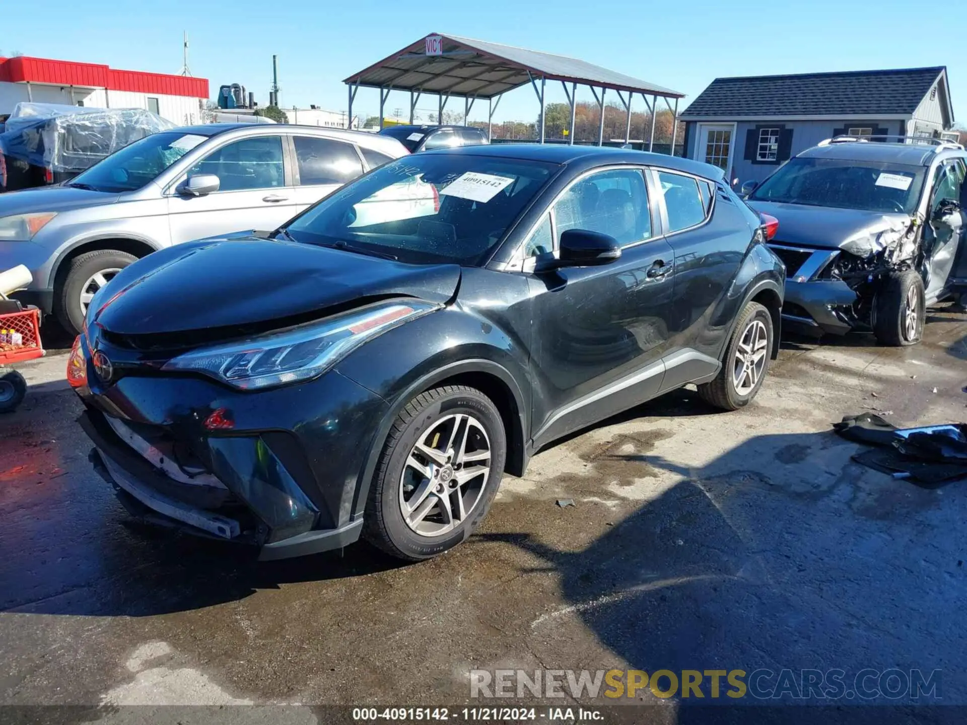 2 fotografías del automóvil dañado NMTKHMBXXMR125432 TOYOTA C-HR 2021