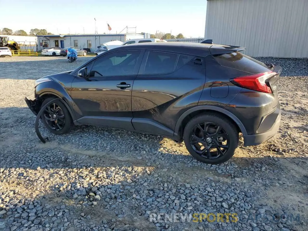2 fotografías del automóvil dañado JTNKHMBX0N1131025 TOYOTA C-HR 2022