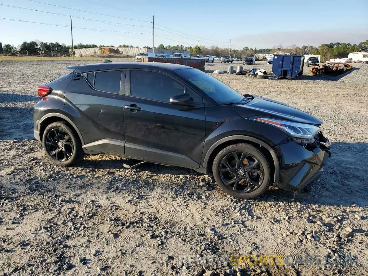 4 fotografías del automóvil dañado JTNKHMBX0N1131025 TOYOTA C-HR 2022