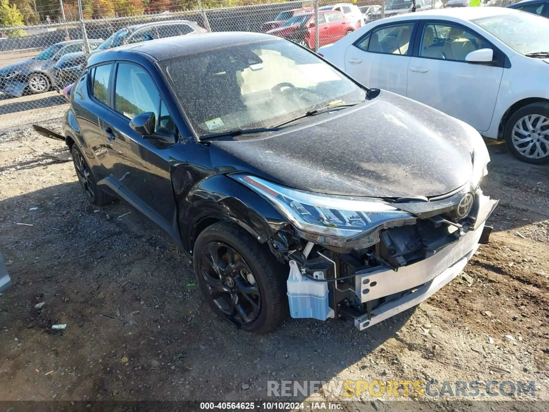 1 fotografías del automóvil dañado JTNKHMBX2N1131415 TOYOTA C-HR 2022