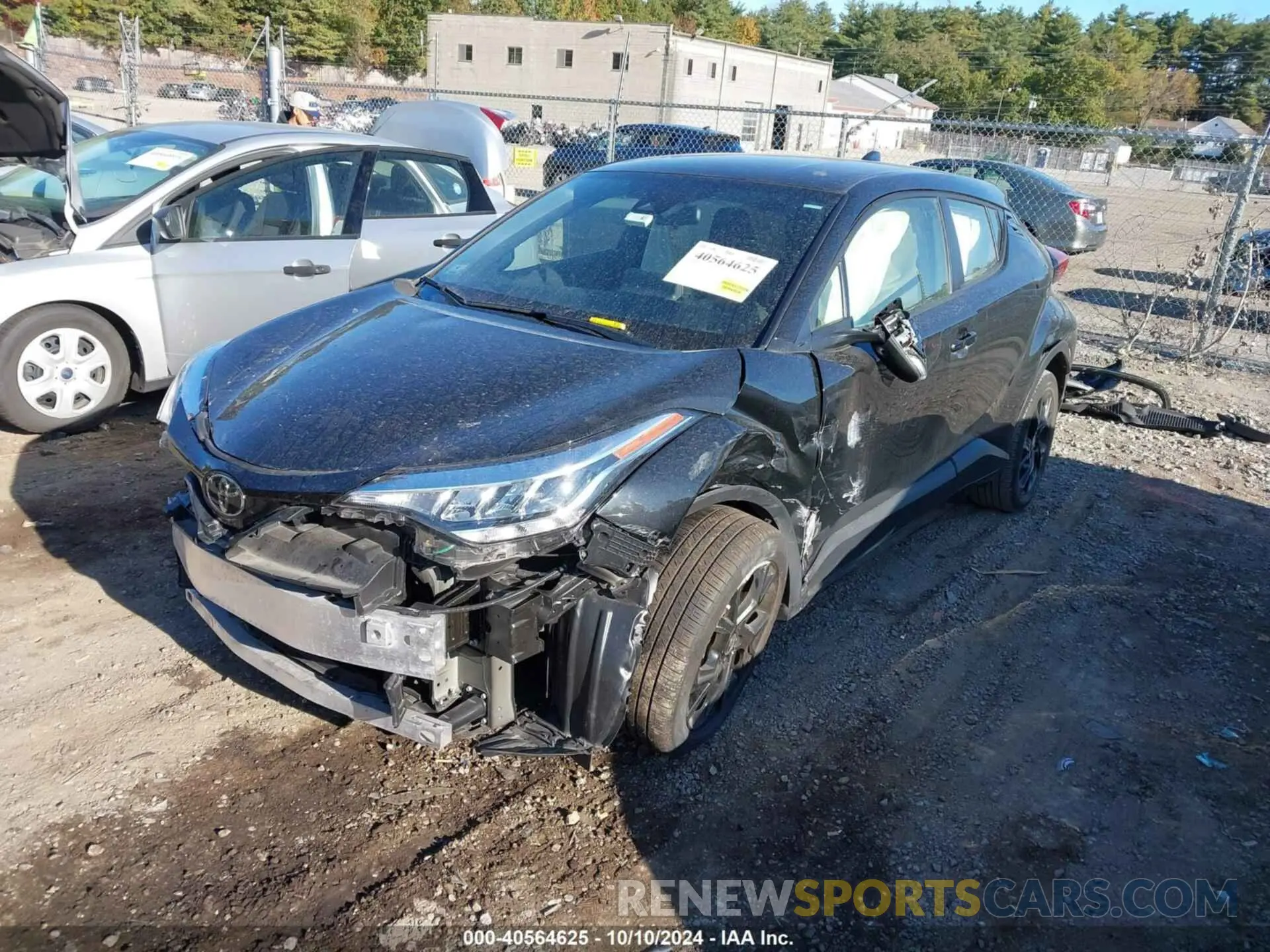 2 fotografías del automóvil dañado JTNKHMBX2N1131415 TOYOTA C-HR 2022