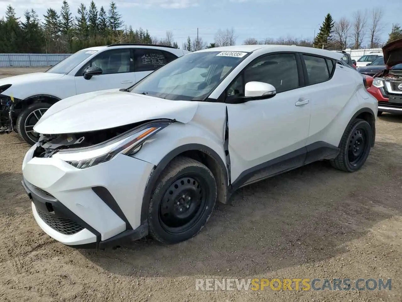 1 fotografías del automóvil dañado JTNKHMBX3N1134324 TOYOTA C-HR 2022