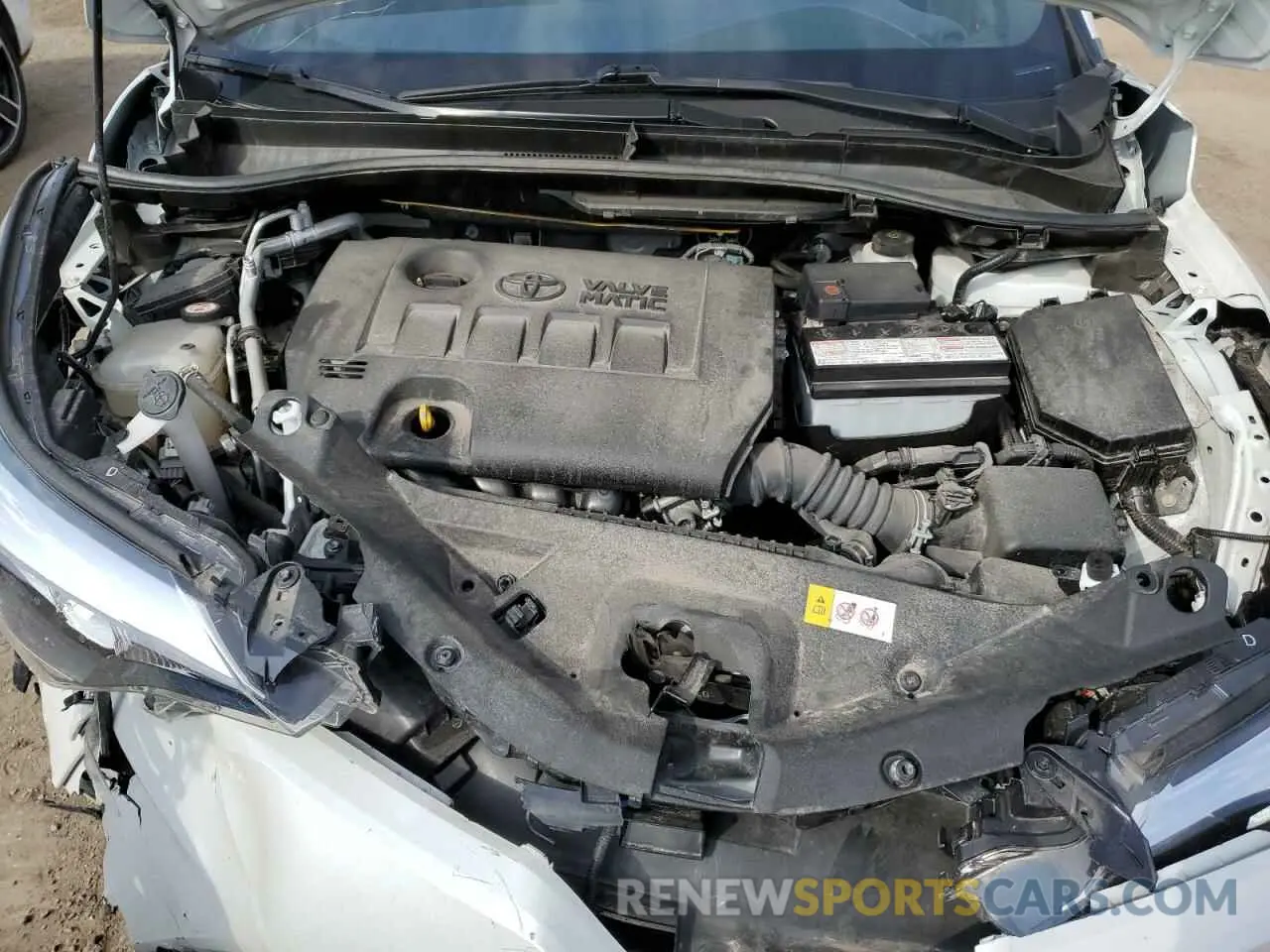 11 fotografías del automóvil dañado JTNKHMBX3N1134324 TOYOTA C-HR 2022