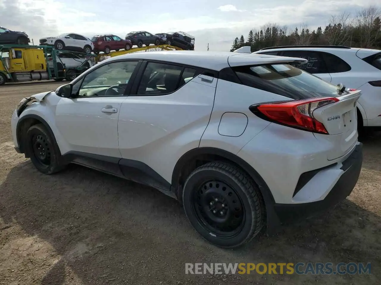 2 fotografías del automóvil dañado JTNKHMBX3N1134324 TOYOTA C-HR 2022