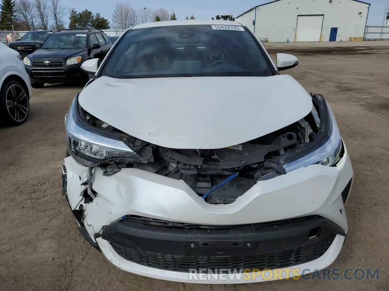5 fotografías del automóvil dañado JTNKHMBX3N1134324 TOYOTA C-HR 2022