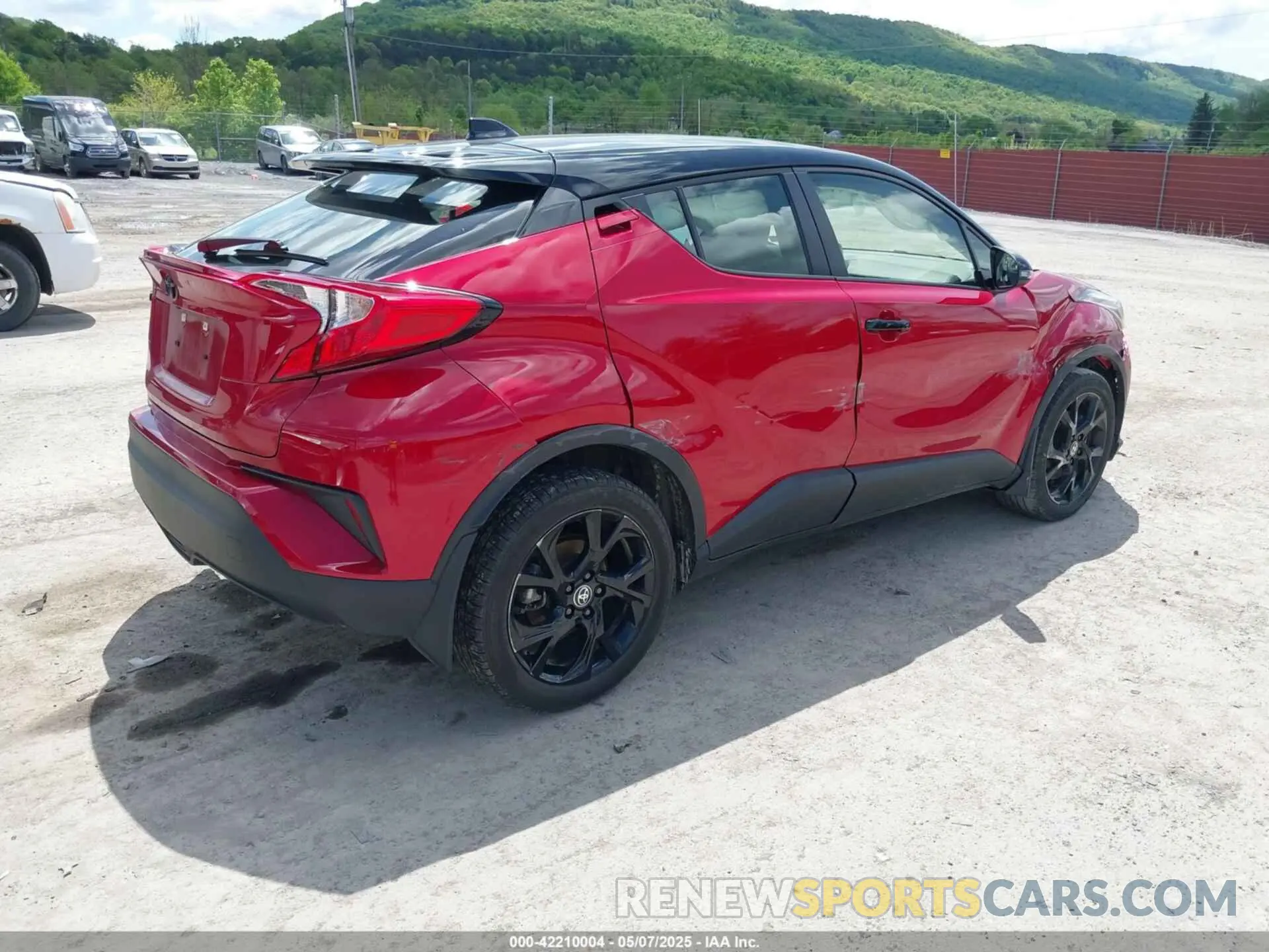 4 fotografías del automóvil dañado JTNKHMBX5N1129626 TOYOTA C-HR 2022