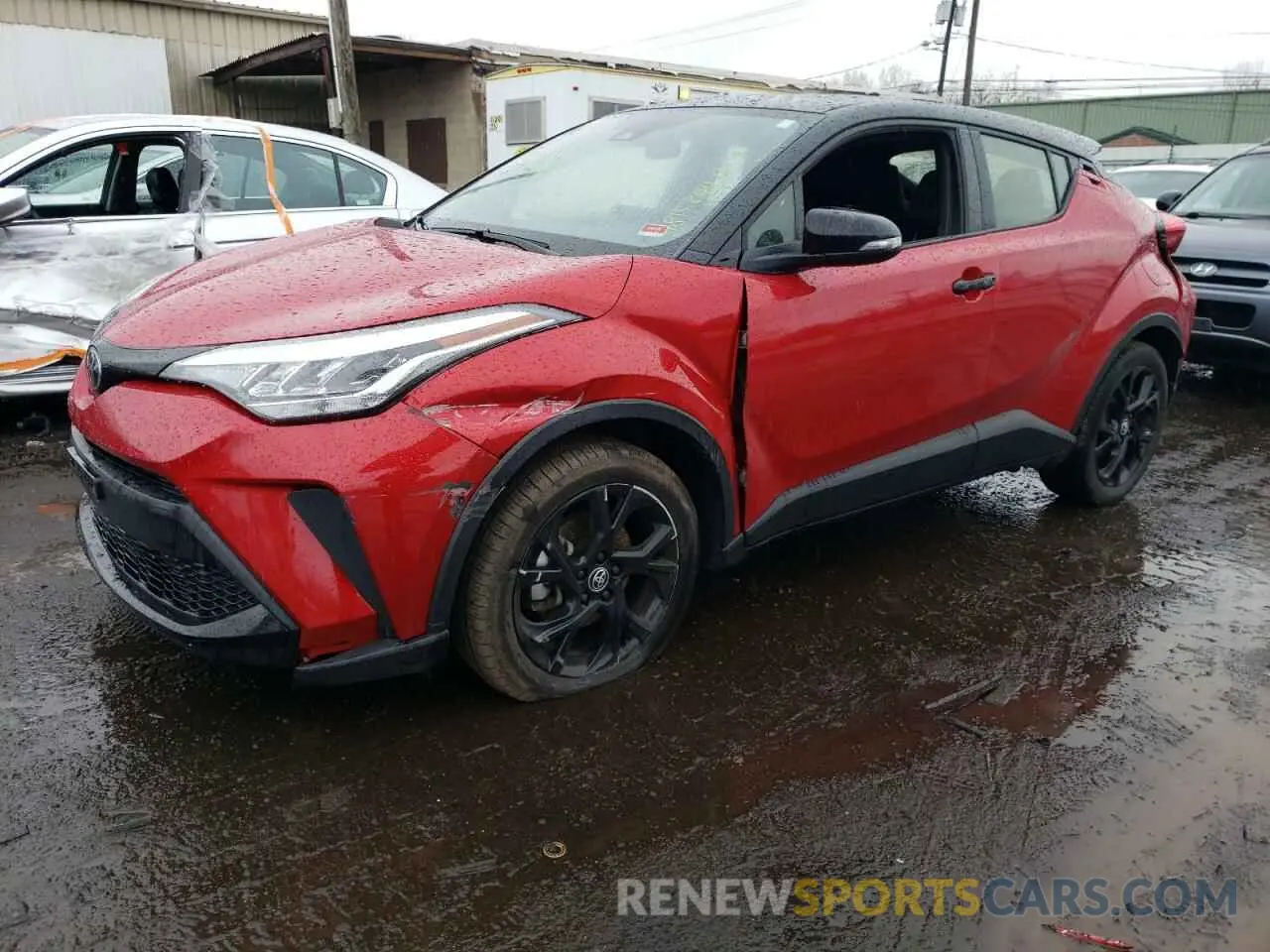1 fotografías del automóvil dañado JTNKHMBX6N1135449 TOYOTA C-HR 2022