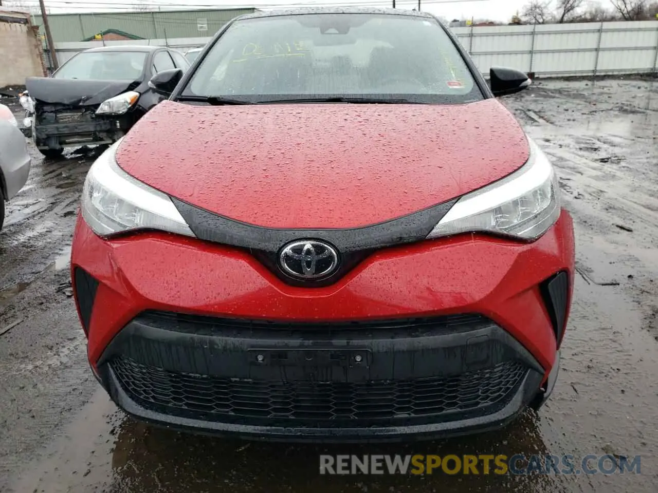 5 fotografías del automóvil dañado JTNKHMBX6N1135449 TOYOTA C-HR 2022