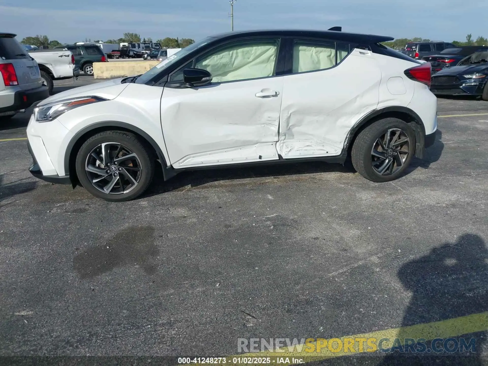 6 fotografías del automóvil dañado JTNKHMBX8N1133296 TOYOTA C-HR 2022