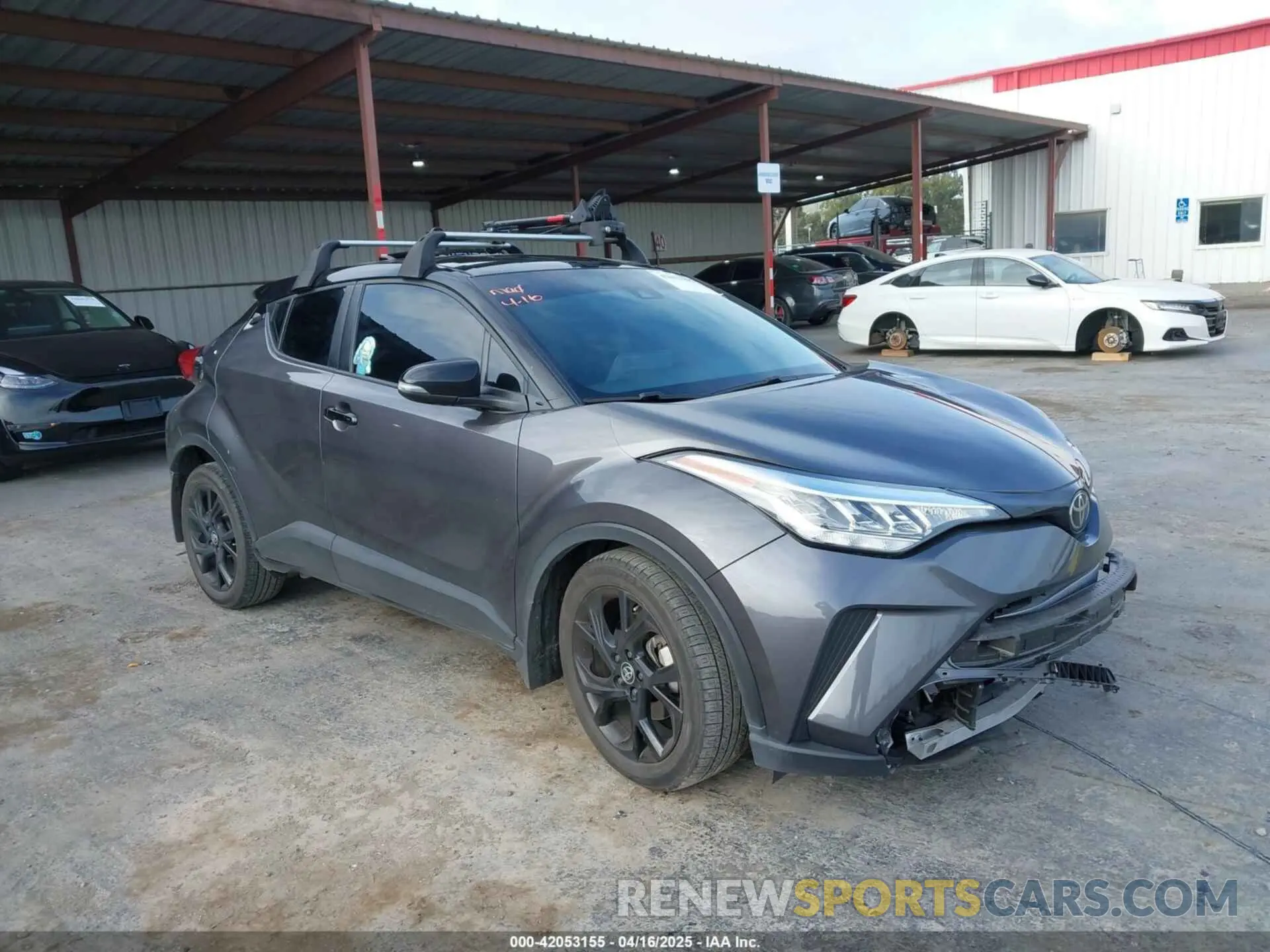 1 fotografías del automóvil dañado JTNKHMBX9N1135221 TOYOTA C-HR 2022