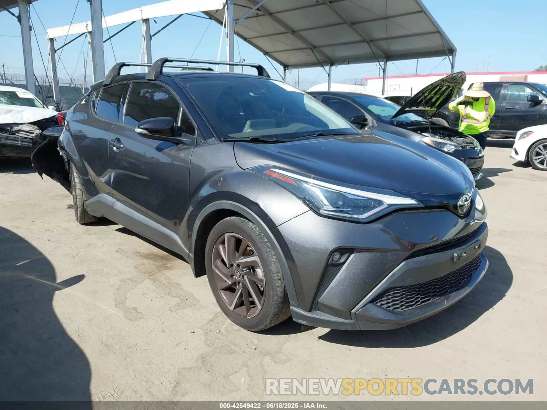 1 fotografías del automóvil dañado NMTKHMBX0NR142838 TOYOTA C-HR 2022