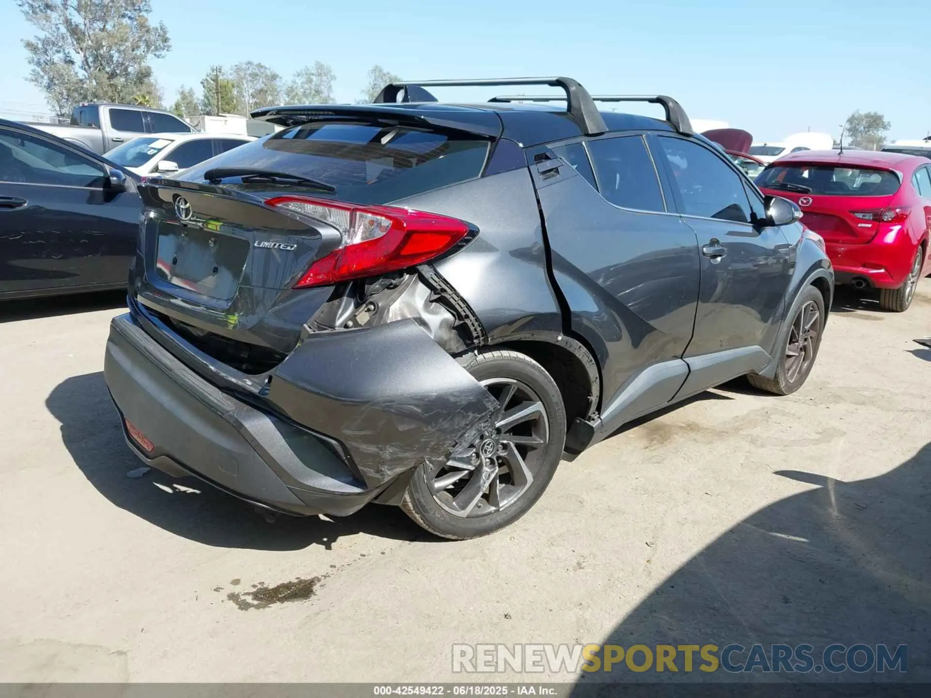 4 fotografías del automóvil dañado NMTKHMBX0NR142838 TOYOTA C-HR 2022