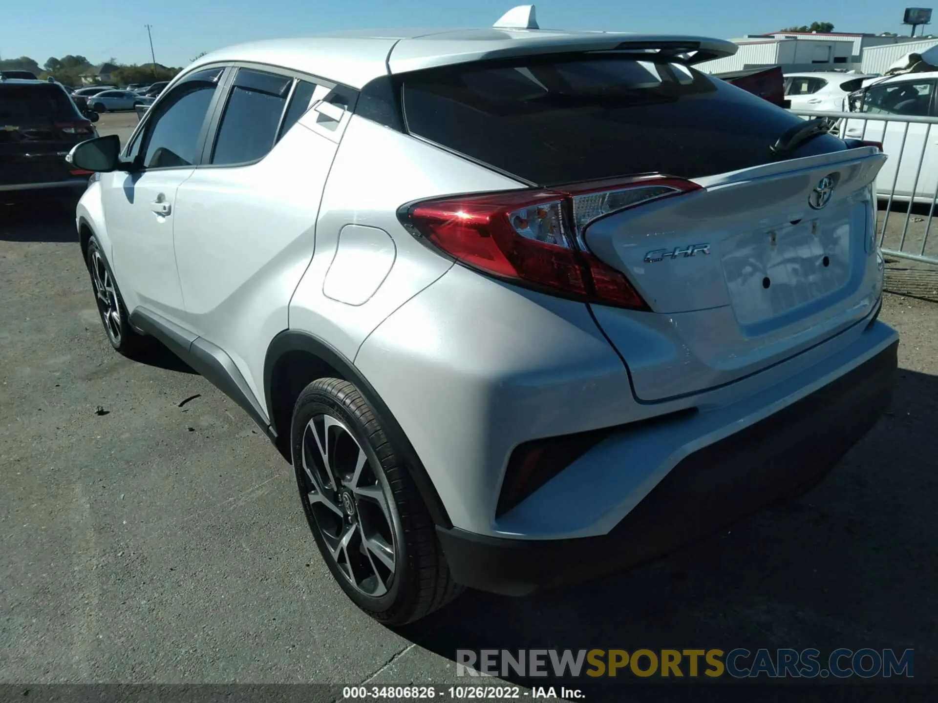 3 fotografías del automóvil dañado NMTKHMBX1NR144713 TOYOTA C-HR 2022