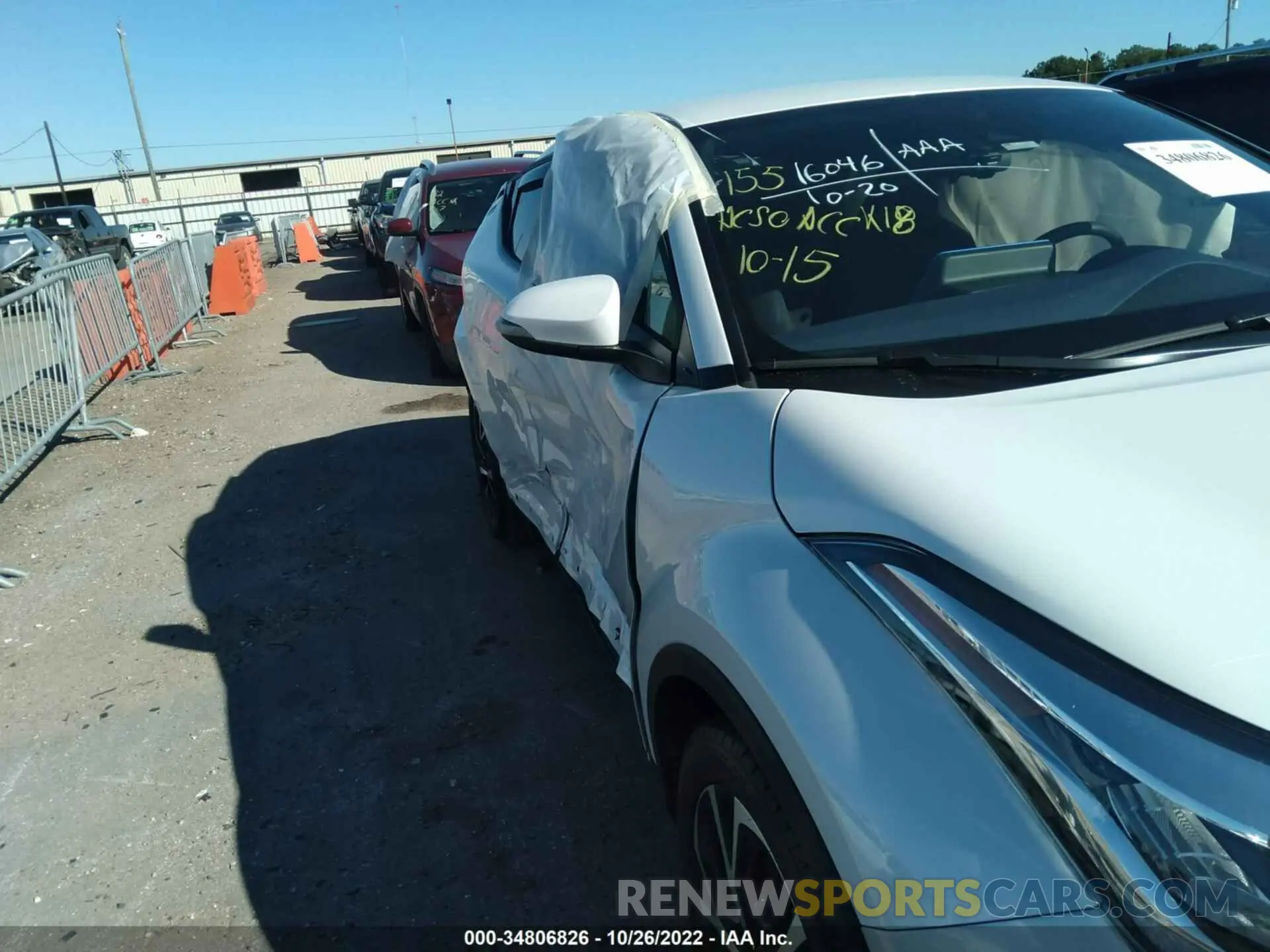 6 fotografías del automóvil dañado NMTKHMBX1NR144713 TOYOTA C-HR 2022