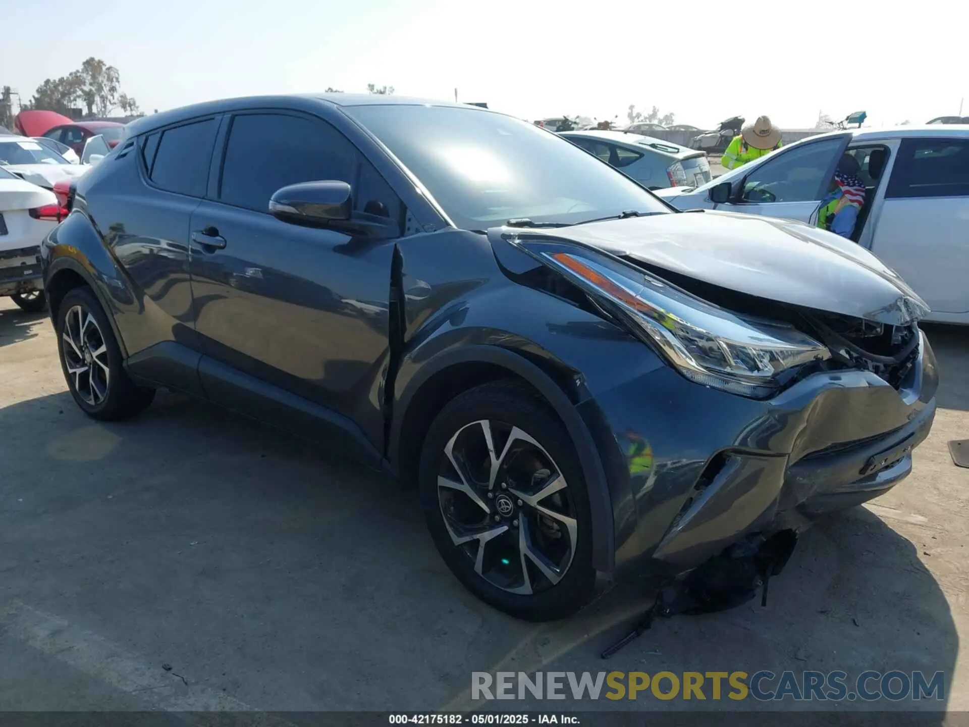 1 fotografías del automóvil dañado NMTKHMBX1NR144937 TOYOTA C-HR 2022