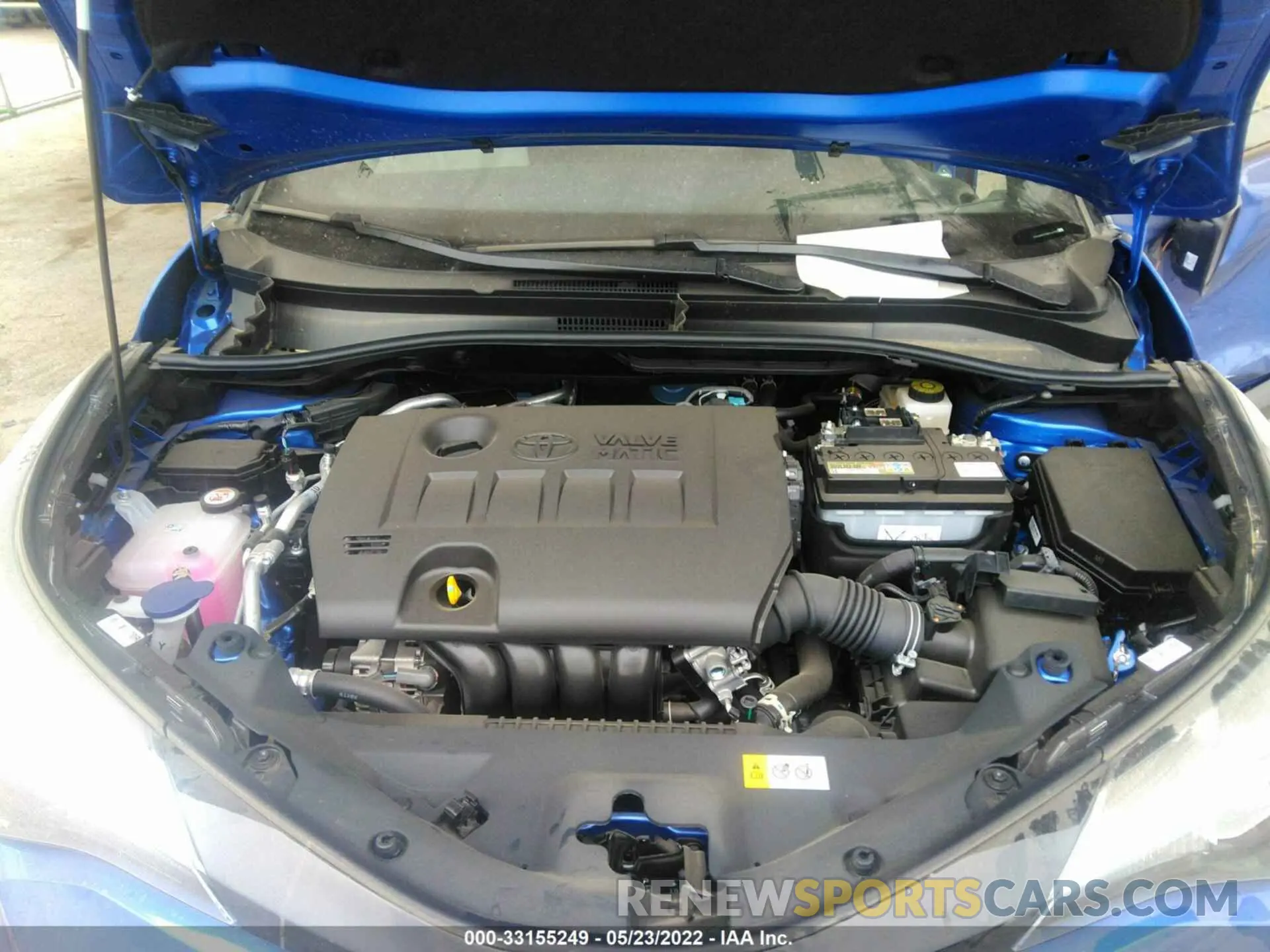 10 fotografías del automóvil dañado NMTKHMBX3NR140730 TOYOTA C-HR 2022