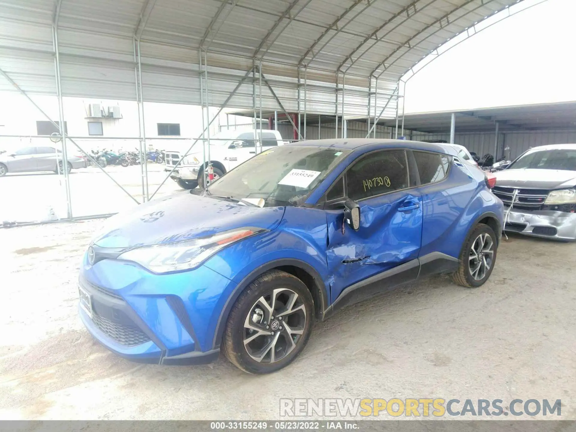 2 fotografías del automóvil dañado NMTKHMBX3NR140730 TOYOTA C-HR 2022