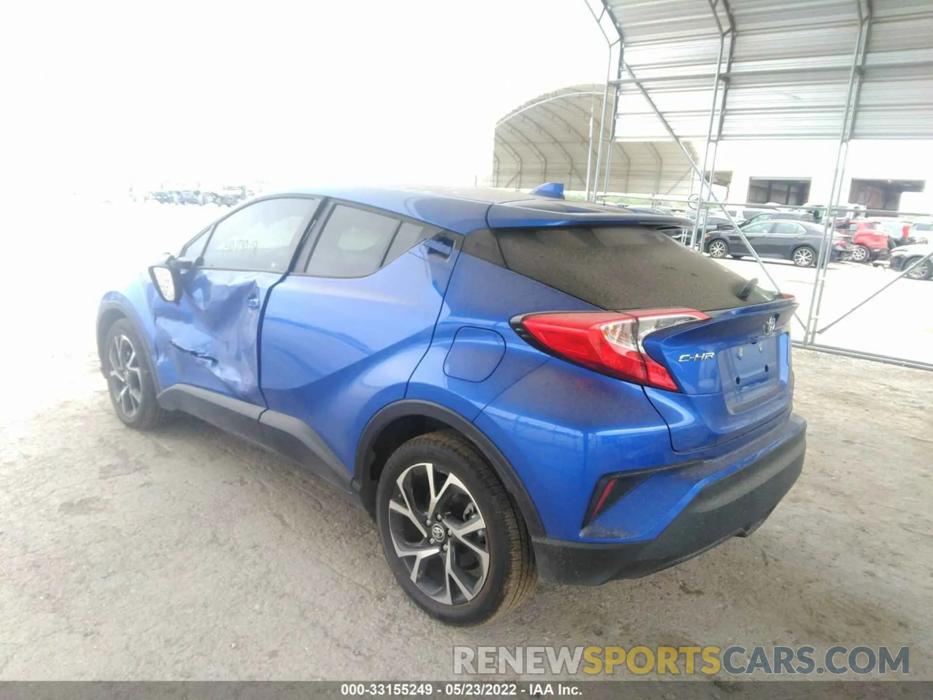 3 fotografías del automóvil dañado NMTKHMBX3NR140730 TOYOTA C-HR 2022