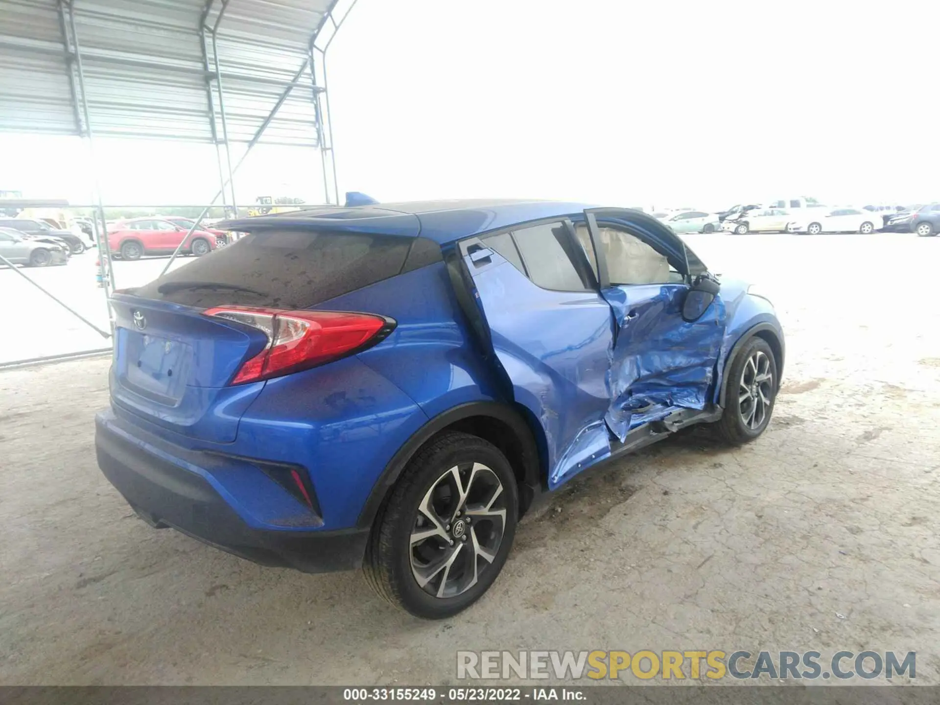 4 fotografías del automóvil dañado NMTKHMBX3NR140730 TOYOTA C-HR 2022