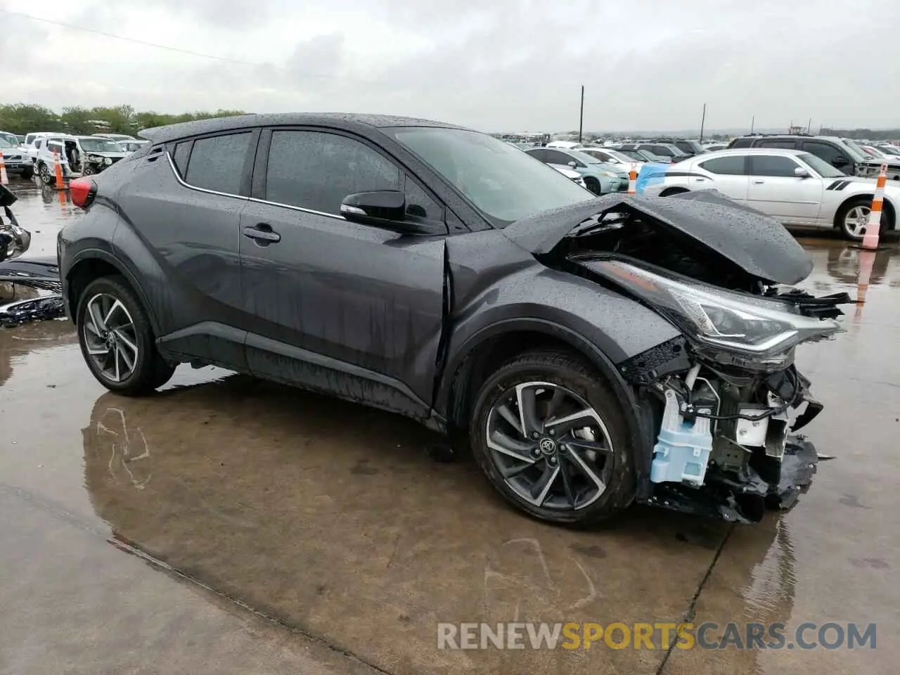 4 fotografías del automóvil dañado NMTKHMBX3NR145099 TOYOTA C-HR 2022