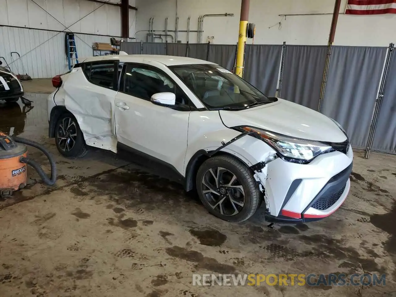 4 fotografías del automóvil dañado NMTKHMBX3NR146382 TOYOTA C-HR 2022
