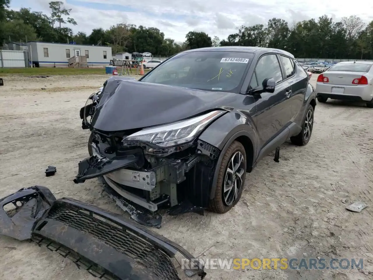 2 fotografías del automóvil dañado NMTKHMBX7NR146143 TOYOTA C-HR 2022