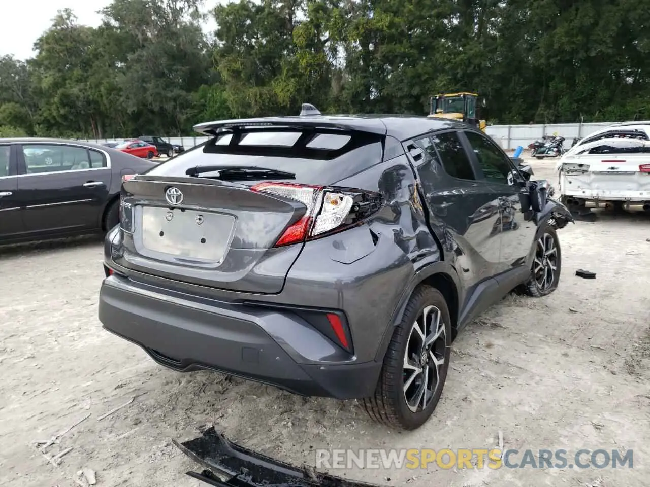 4 fotografías del automóvil dañado NMTKHMBX7NR146143 TOYOTA C-HR 2022