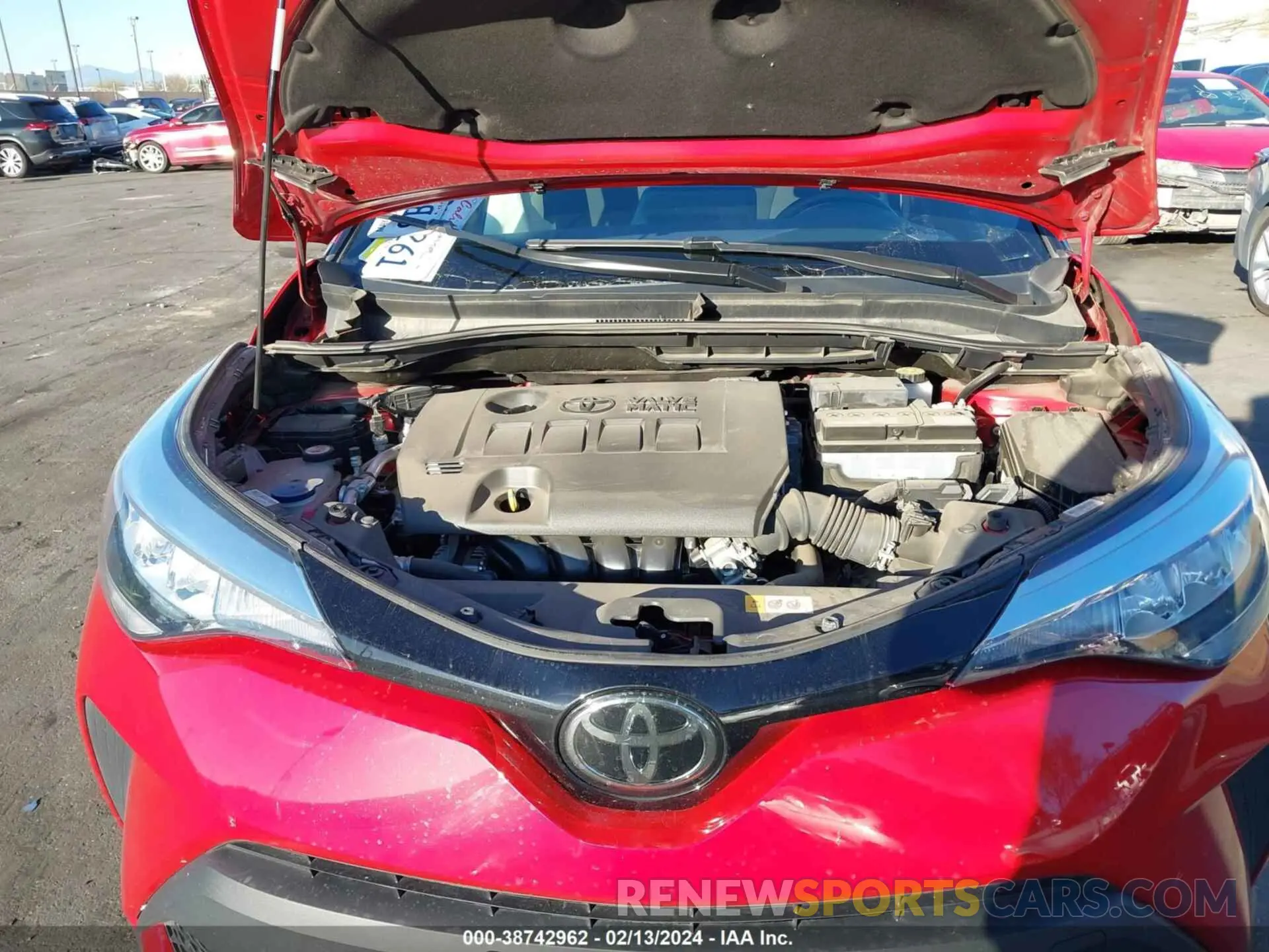 10 fotografías del automóvil dañado NMTKHMBX8NR143106 TOYOTA C-HR 2022
