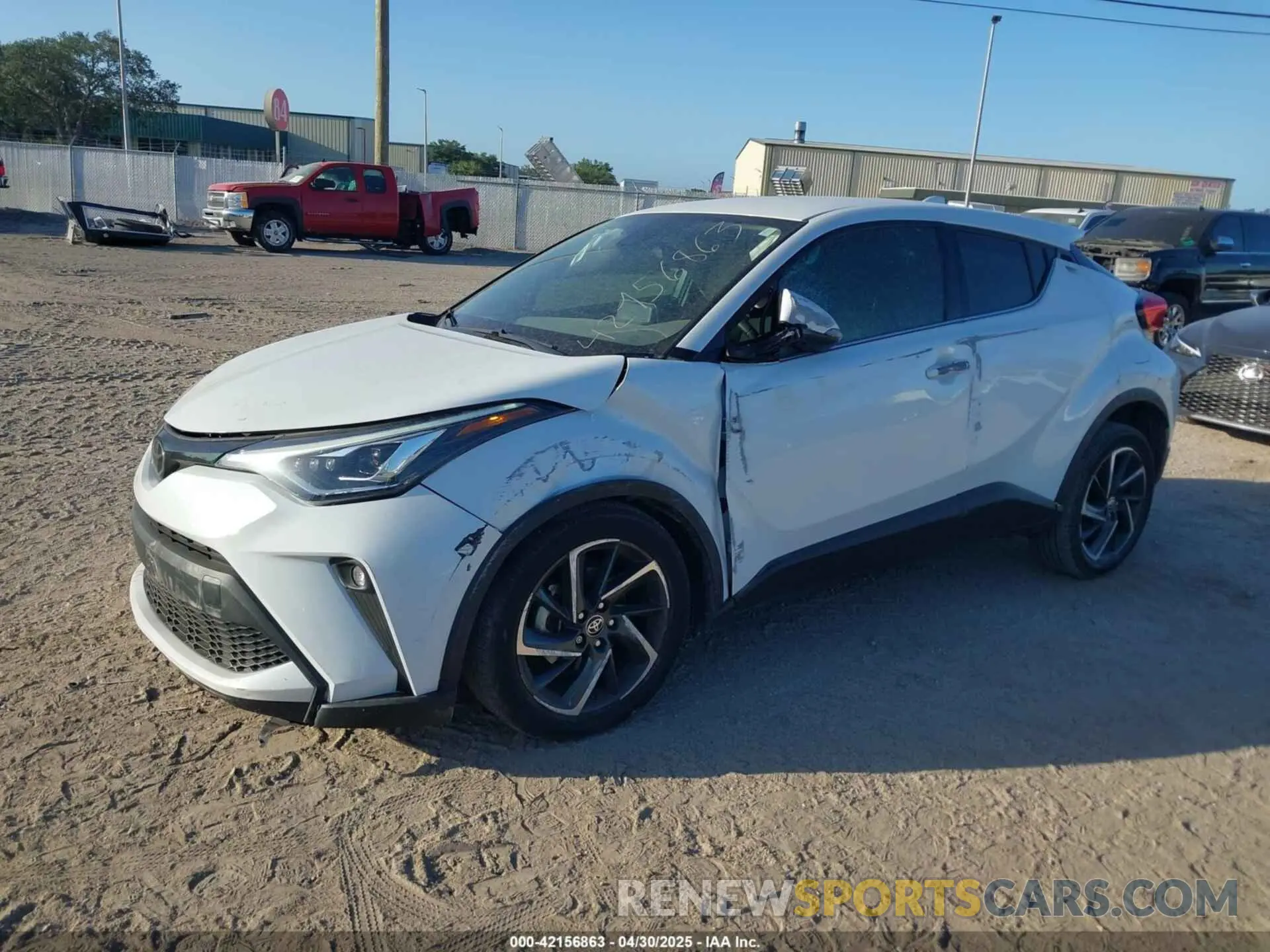 2 fotografías del automóvil dañado NMTKHMBX8NR145518 TOYOTA C-HR 2022