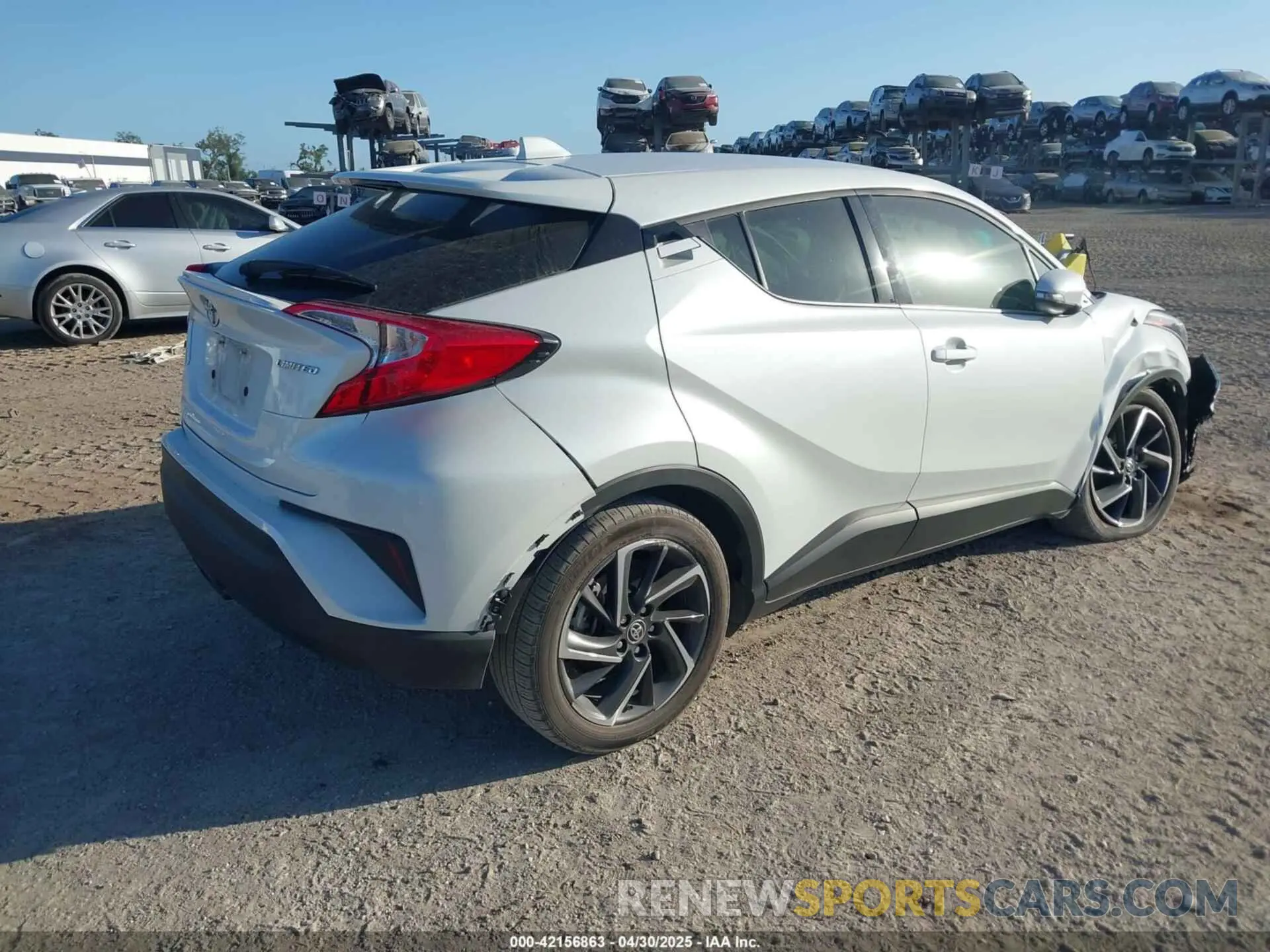4 fotografías del automóvil dañado NMTKHMBX8NR145518 TOYOTA C-HR 2022