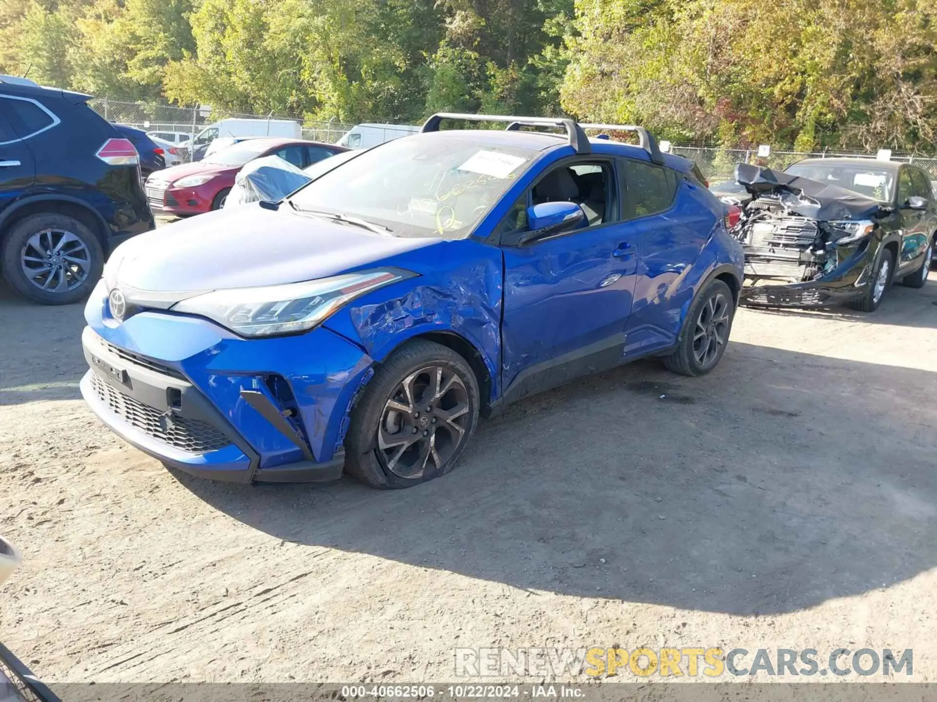 2 fotografías del automóvil dañado NMTKHMBXXNR141423 TOYOTA C-HR 2022