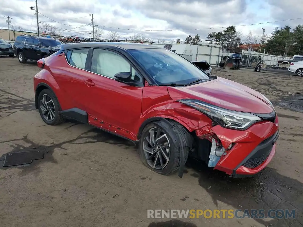4 fotografías del automóvil dañado NMTKHMBXXNR144788 TOYOTA C-HR 2022