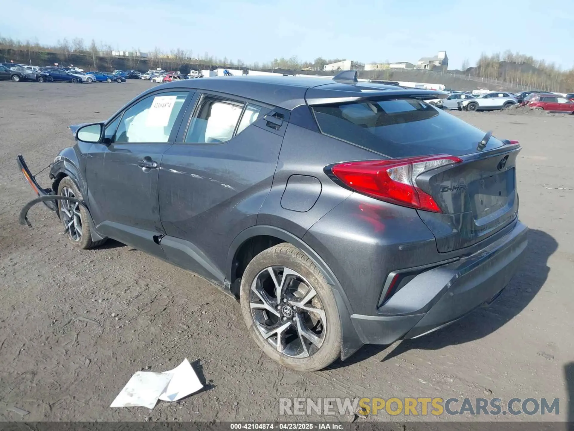 3 fotografías del automóvil dañado NMTKHMBXXNR145682 TOYOTA C-HR 2022