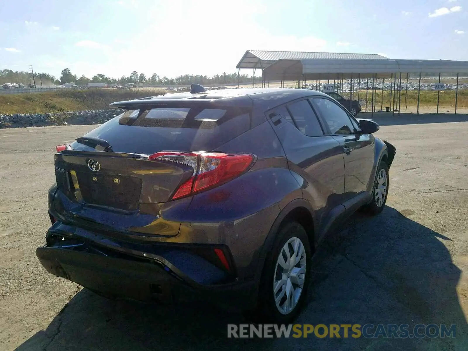4 fotografías del automóvil dañado JTNKHMBX1K1016879 TOYOTA C-HR XLE 2019