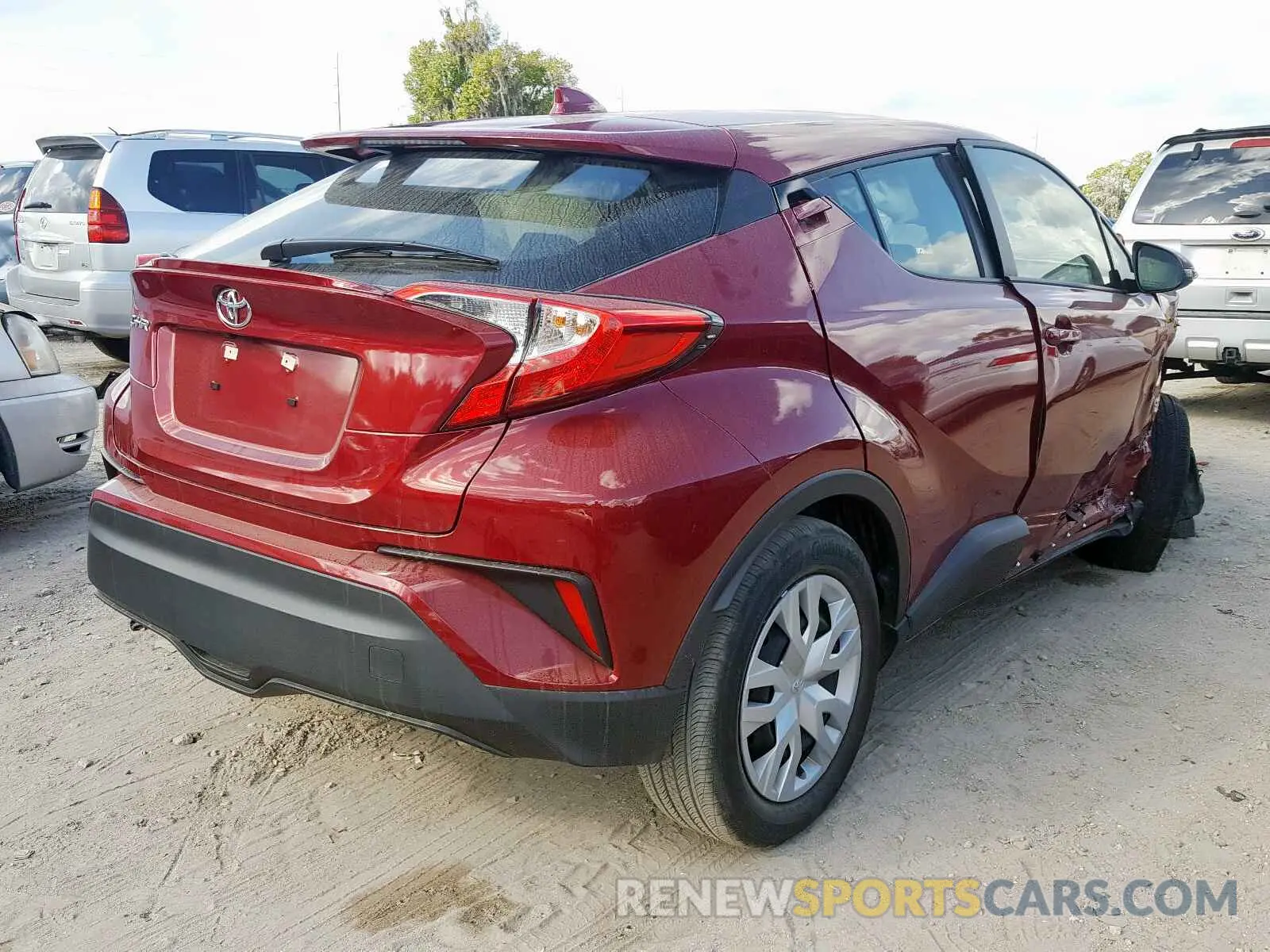 4 fotografías del automóvil dañado JTNKHMBX2K1053634 TOYOTA C-HR XLE 2019
